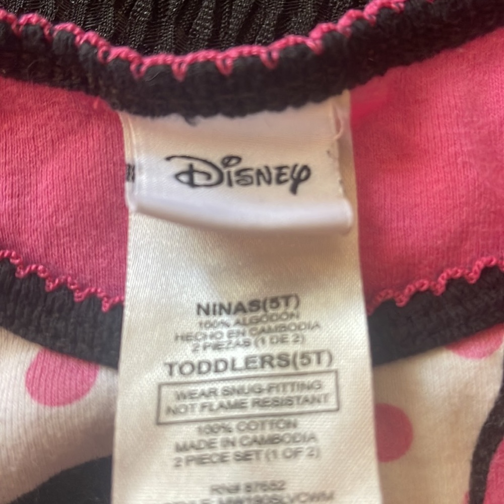 Minnie Mouse 2pc pajama set - Picture 5 of 6